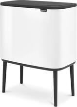 Prügikast Brabantia Bo Touch Bin, 3 x 11 L, valge
