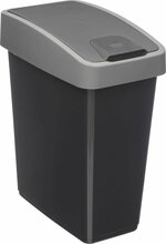 Prügikast 5five Simply Smart, 45 L, 61.5 cm x 20 cm, must/hall