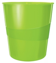 Paberikorv Leitz Plus Wow, 15 l, roheline