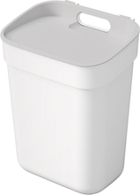 Prügikast Curver, 10 L, valge/helehall