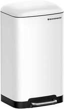 Prügikast Songmics, 30 L, valge