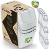 Prügikast Prosperplast Sortibox, 20 L, hall, komplekt 3 tk