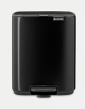 Prügikast Brabantia Bo, 4 L, must matt