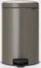 Prügikast Brabantia NewIcon, 20 l, plaatina/pruun
