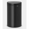 Prügikast Brabantia Touch Bin, 40 L, must