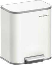 Prügikast Songmics, 20 L, hõbe