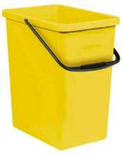 Prügikast sangaga Branq, 10 L, kollane