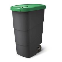 Prügikast Prosperplast WHEELER, 90 L, roheline