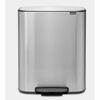 Prügikast Brabantia Bo, 60 L, hõbedane