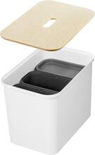 Prügi sorteerimissüsteem Orthex SmartStore Collect, 76 L, valge
