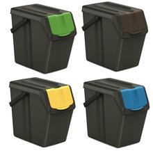 Prügikast Prosperplast Keden Sortibox, 25 L, must