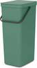 Prügikast Brabantia Sort&Go, 40 L, roheline