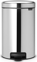 Prügikast Brabantia NewIcon, 12 L, hõbe/hall