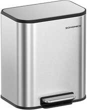Prügikast Songmics, 20 L, must