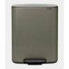 Prügikast Brabantia Bo, 2x30 L, pruun