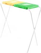 Jäätmete sorteerimisalus Jotta Flipo, 2x120 L, kollane/roheline