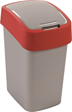 Prügikast Curver FlipBin, 25 L, hõbe/punane