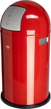 Prügikast Wesco Pushboy, 50 L, punane