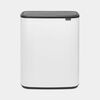 Prügikast Brabantia Bo Touch Bin, 2x30 L, valge