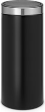 Prügikast Brabantia Touch Bin, 30 L, must/hall