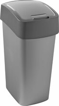 Prügikast Curver FlipBin, 50 L, hõbe/hall