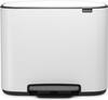 Prügikast Brabantia Bo, 11+23 L, valge