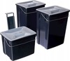 Prügikastide komplekt Curver Biobox, 2x10L + 6L, hall