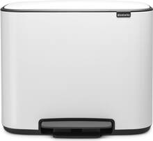 Prügikast Brabantia Bo, 11+23 L, valge