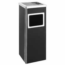 Tuhatoos-prügikast, 36 L, must