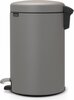 Prügikast Brabantia NewIcon, 12 L, mineral concrete grey