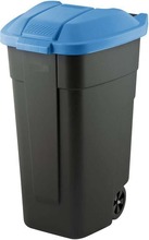 Prügikast Curver 214127, 110 L, sinine/must