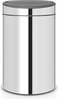 Prügikast Brabantia Touch, 40 L, roostevaba teras
