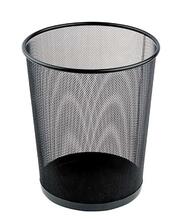 Paberikorv Forpus, 13 L, metall, perforatsiooniga, must