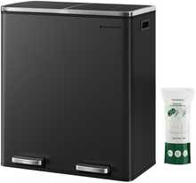 Prügikast Songmics, 60 L (2 x 30 L), must