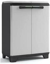 Jäätmete sorteerimiskapp Keter Split Premium, 110 L, hall/must