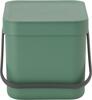 Prügikast Brabantia Sort & Go, 6 L, roheline