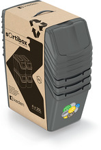 Prügikastide komplekt Prosperplast SORTIBOX, 4 x 20 L, kivihall
