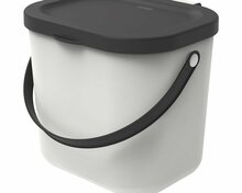 Prügikast Rotho Albula, 6 L, valge