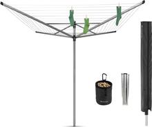 Välitingimustesse mõeldud pesukuivatusrest Brabantia Lift-O-Matic Advance, 60 m, hall