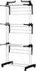 Kuivatusrest Homcom, must, 4 taset, 73x64x177 cm