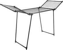 Kuivatusrest Jotta Midnight, 175x60x108 cm, must