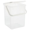 Hoiukast Rotho Basic, 9 L, valge/läbipaistev