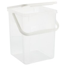 Hoiukast Rotho Basic, 9 L, valge/läbipaistev
