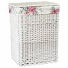 Pesukorv Home4you Max, 45 x 33 x 59 cm, valge
