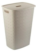 Pesukorv Curver Softex, 42 x 31,6 x 56 cm, 56 L, kreemjas