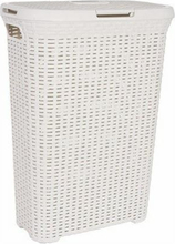 Pesukorv Curver Natural Style, 44,8 x 26,5 x 61,5 cm, 40 L, kreem