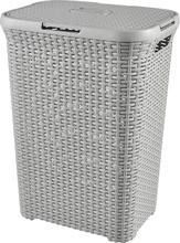 Pesukorv Curver Natural Style, 61,5 x 45 x 34 cm, 60 L, helehall