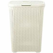 Pesukorv Curver Rattan, 44,8 x 34,1 x 60 cm, 60 L, beež