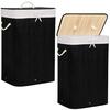Pesukorv Springos HA0077, 60 x 40 x 72 cm, 72 L, must