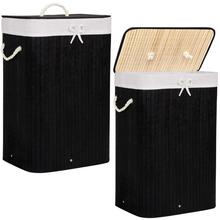 Pesukorv Springos HA0077, 60 x 40 x 72 cm, 72 L, must